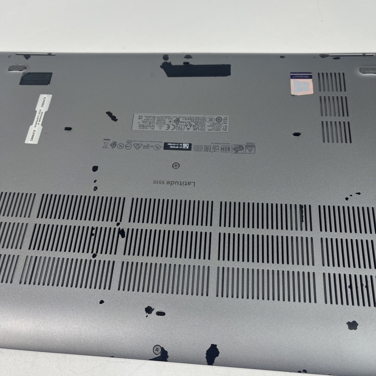 Genuine Silver DELL LATITUDE 5510 Bottom Cover OYR4CR