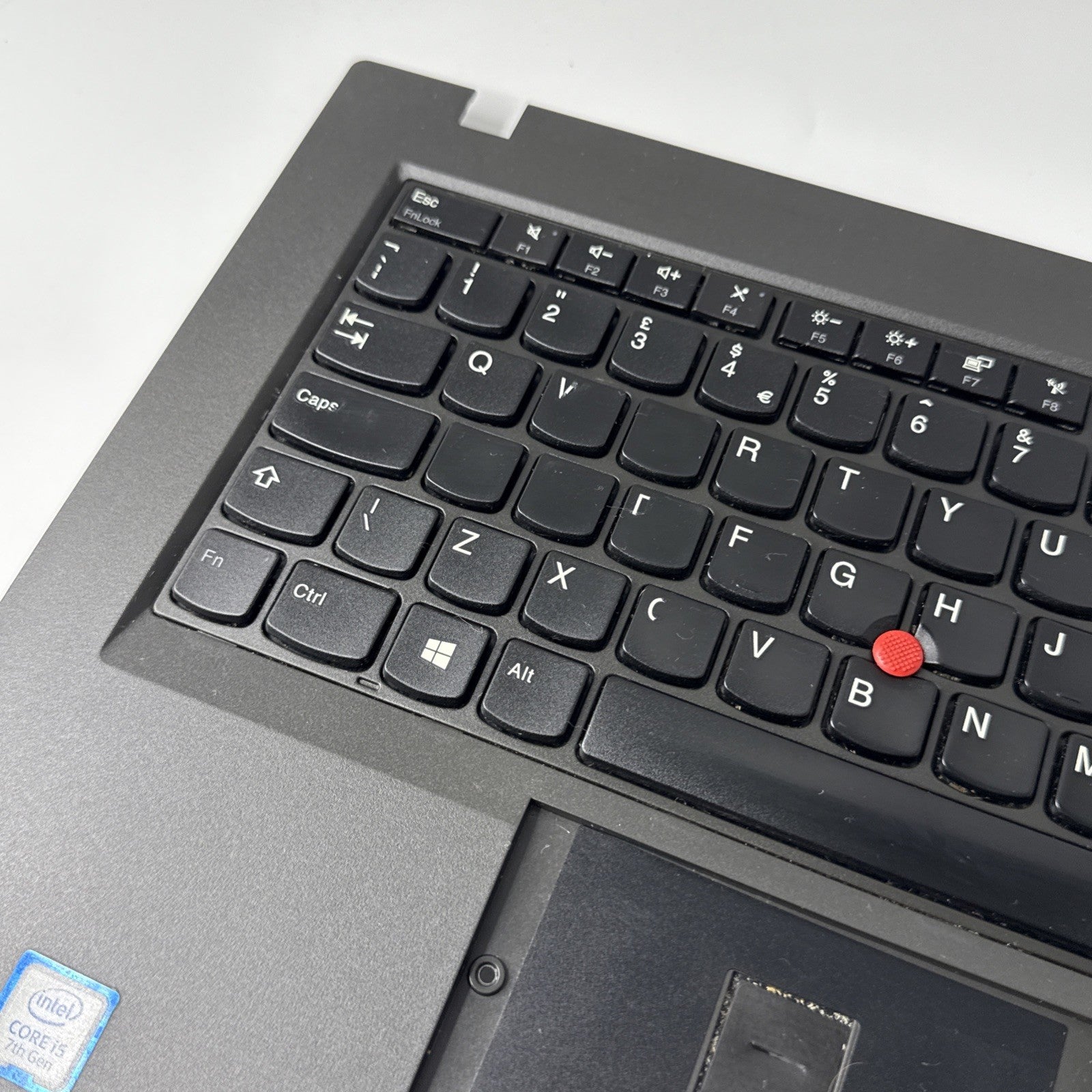 Lenovo Thinkpad L470 Palmrest UK Keyboard (KEY MISSING) Black