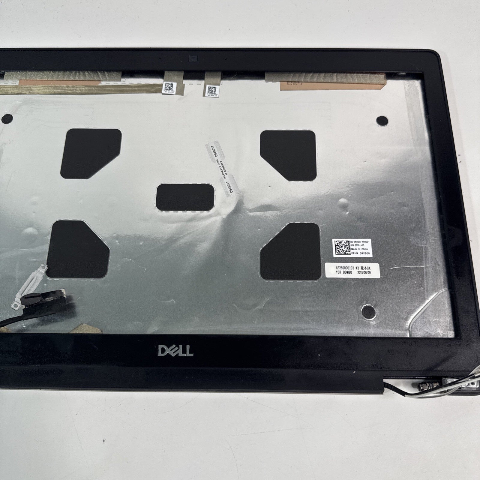Genuine Black Dell Latitude 5590 Complete Top Lid CN-0RV800-YTW00
