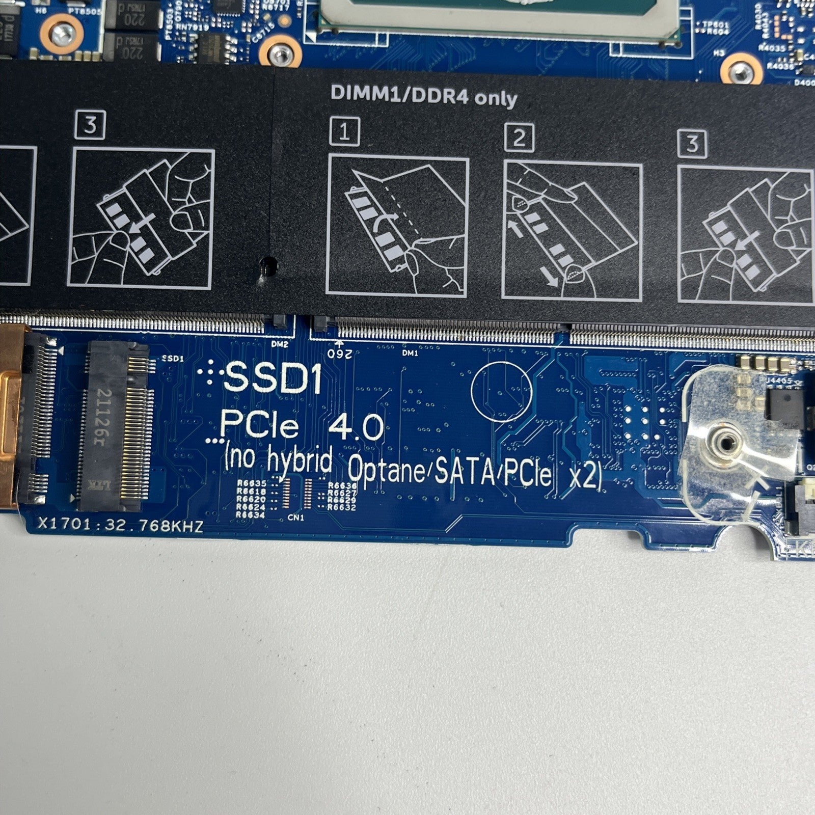 Genuine Dell Inspiron 15 7510 i7-11800H Mortherboard RTX 3050 Working 