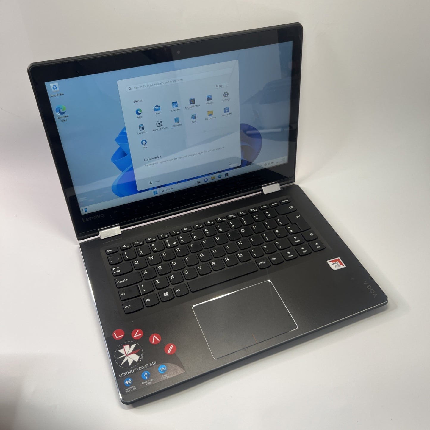 Lenovo Yoga 510-14AST AMD A9-9410 8GB RAM 1TB Touchscreen Laptop Windows 11