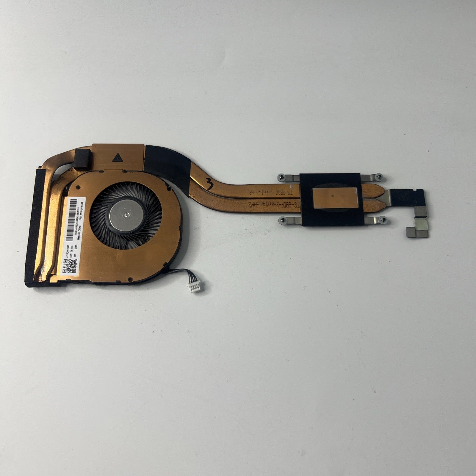 Genuine Lenovo ThinkPad T480S CPU Cooling Fan & Heatsink  AT16Q004TB0