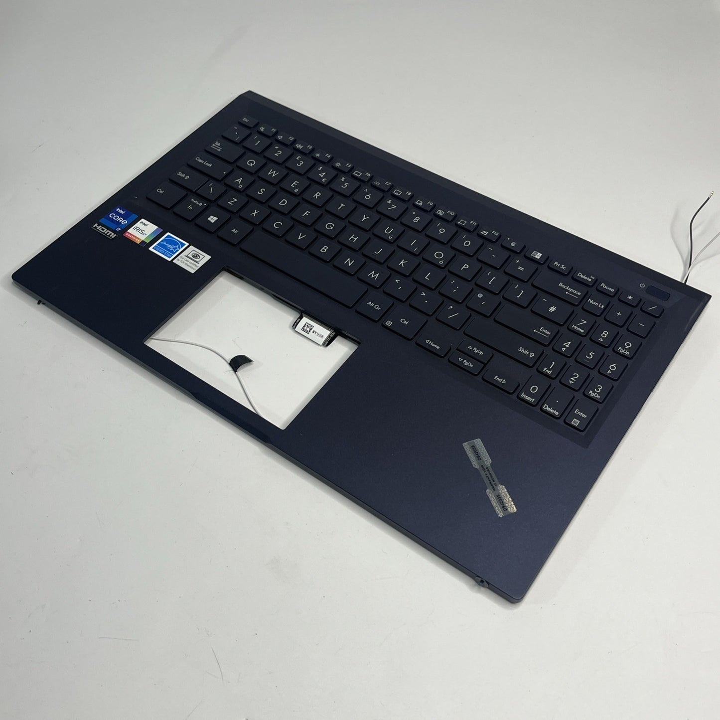 Genuine Blue ASUS Expertbook B1500C palmrest And Keyboard 13N1–DFA0511