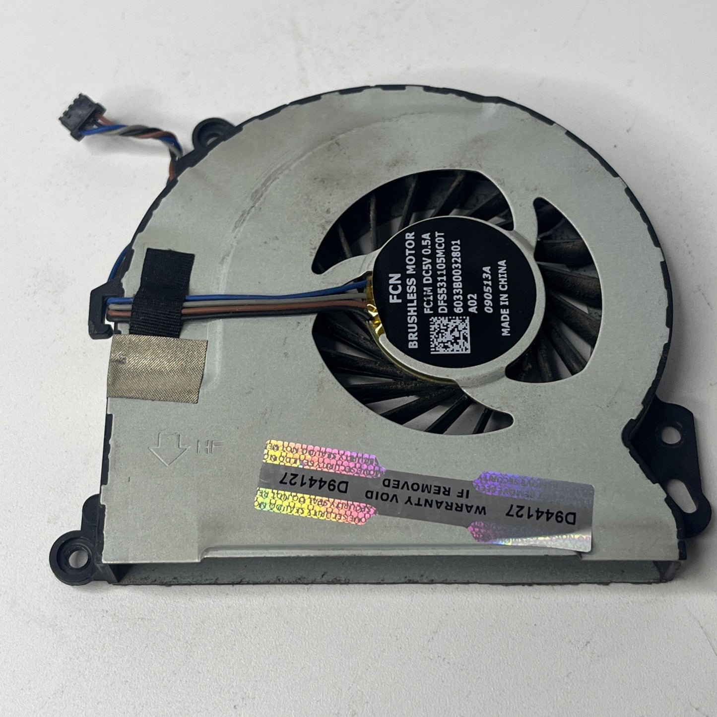CPU Cooling Fan 6033B0032801 For HP TouchSmart Envy 17-j184NA Laptop