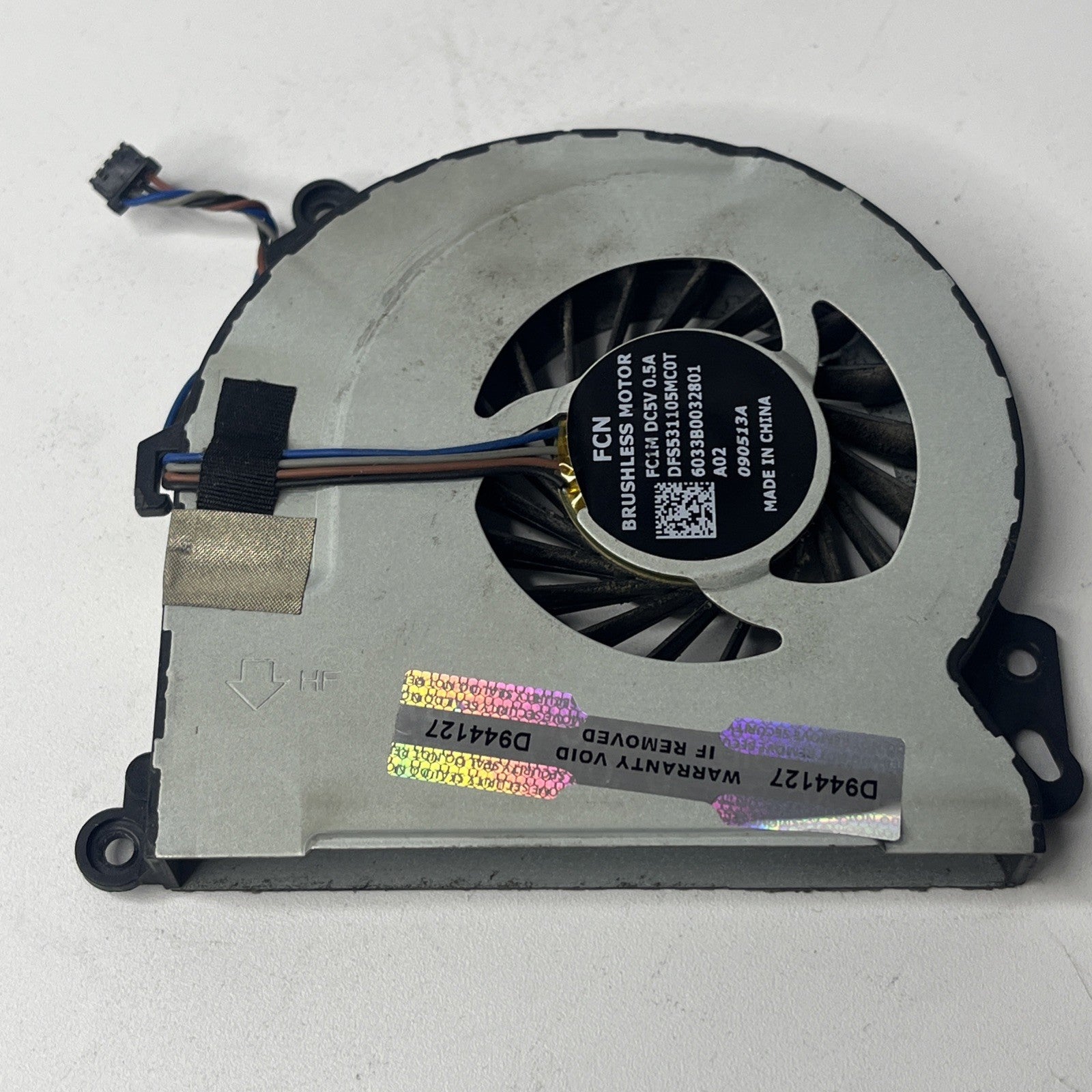 CPU Cooling Fan 6033B0032801 For HP TouchSmart Envy 17-j184NA Laptop