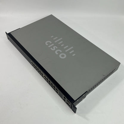 Cisco SG200-26P 26-Port Gigabit PoE Smart Switch - Black, FEW MINOR.