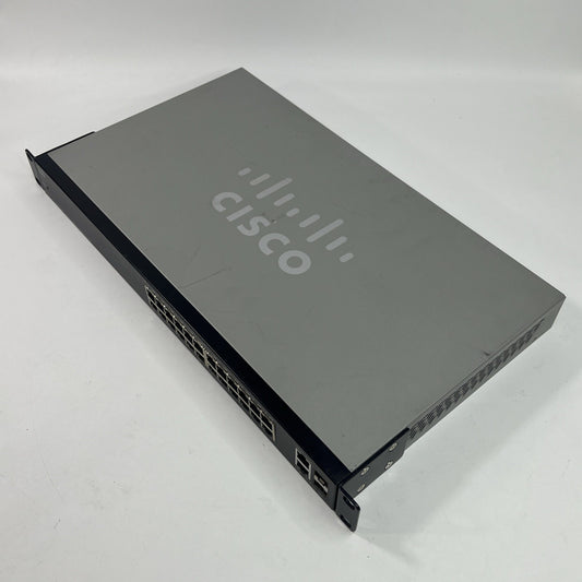 Cisco SG200-26P 26-Port Gigabit PoE Smart Switch - Black, FEW MINOR.