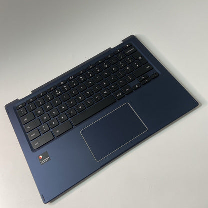 Genuine Acer Chromebook Spin CP513-1H Complete Palmrest UK Keyboard Blue