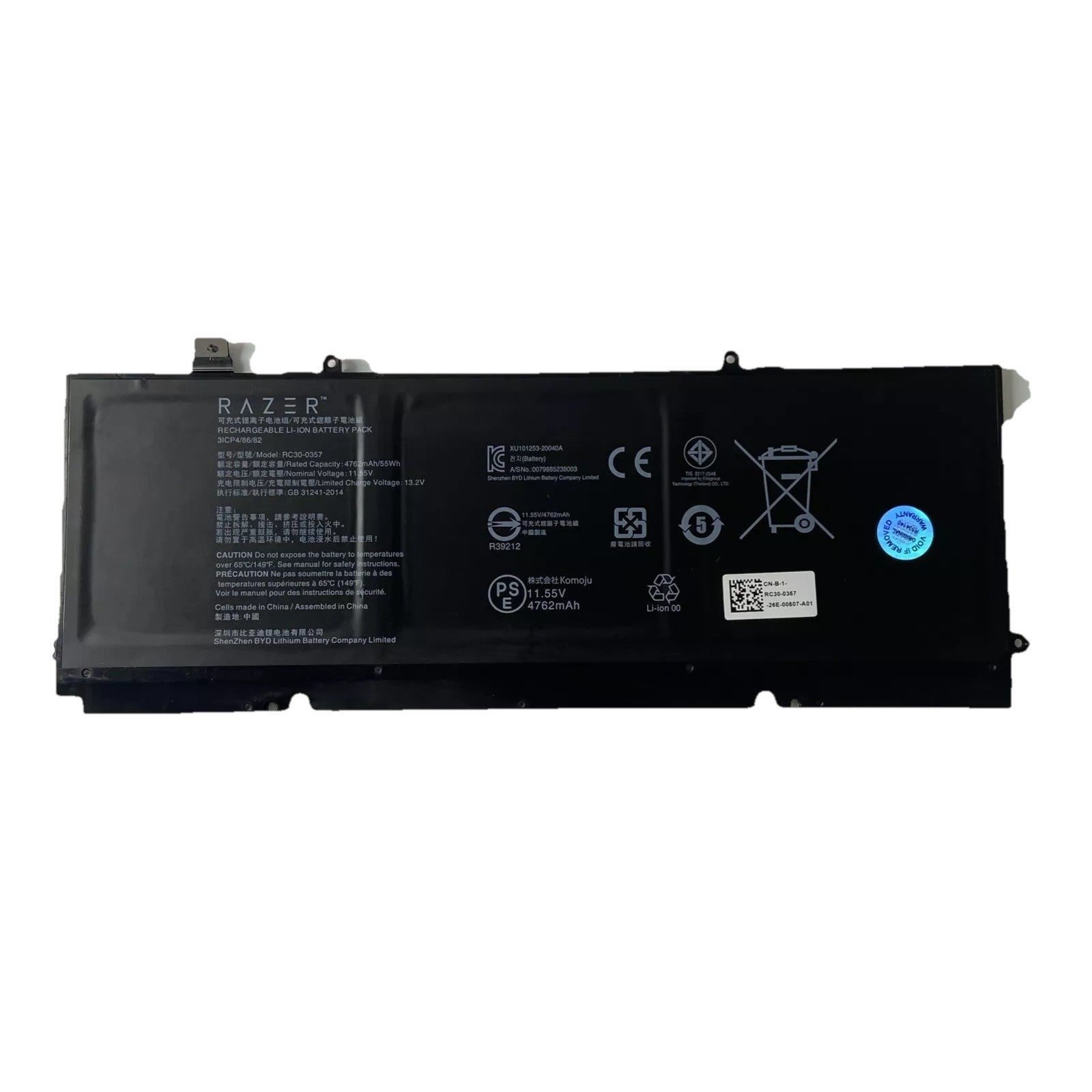 Razer Book 13 RZ09-0357 GENUINE Battery RC30-0357 (EXCELLENT HEALTH)