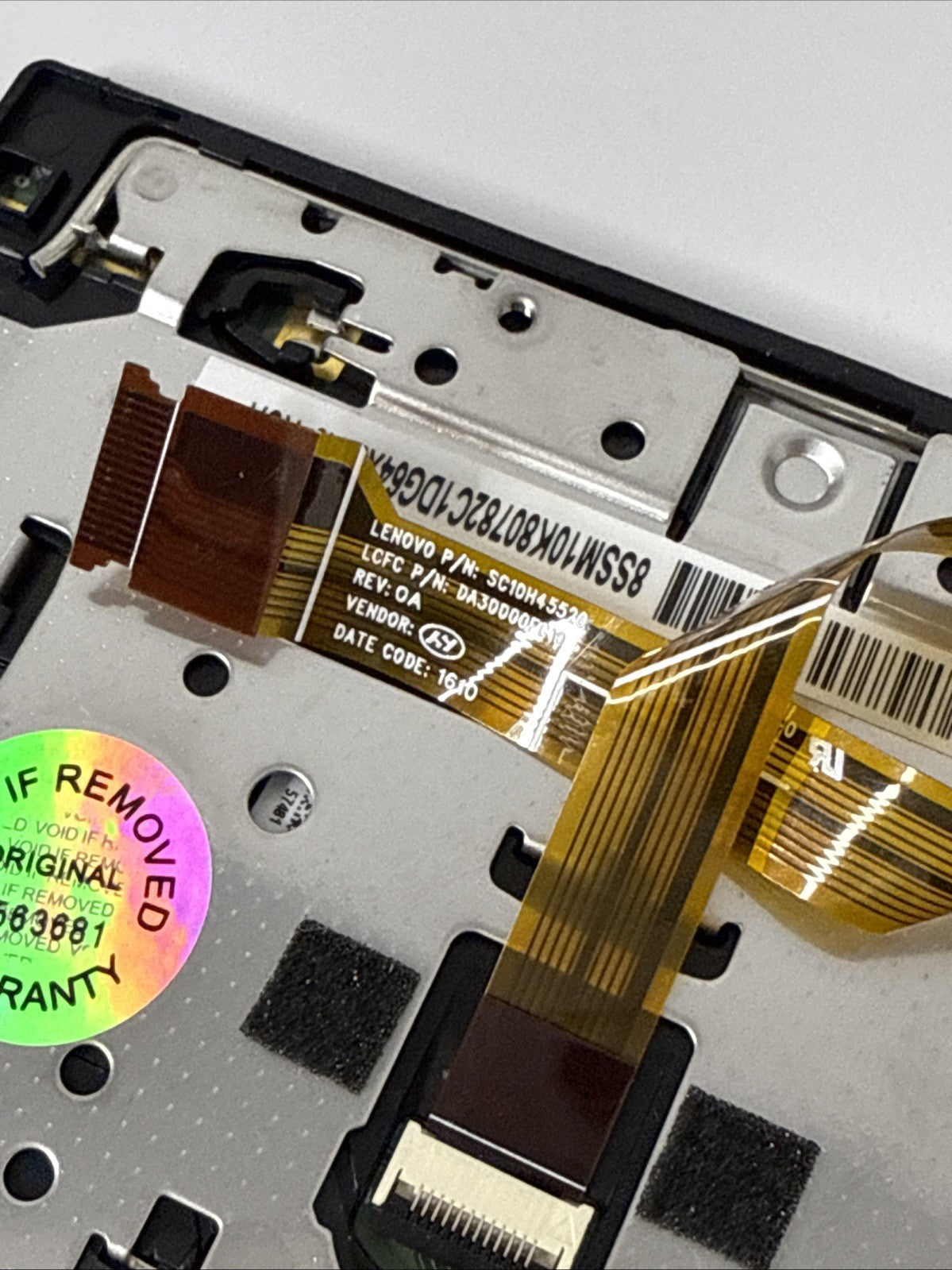 GENUINE Lenovo ThinkPad T460S T470s Series Touchpad Trackpad + Connector