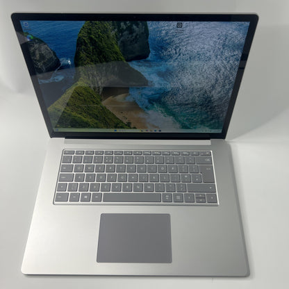 Microsoft Surface Laptop 3 15" AMD Ryzen 128GB SSD 8GB RAM Win 11 Hairline Crack
