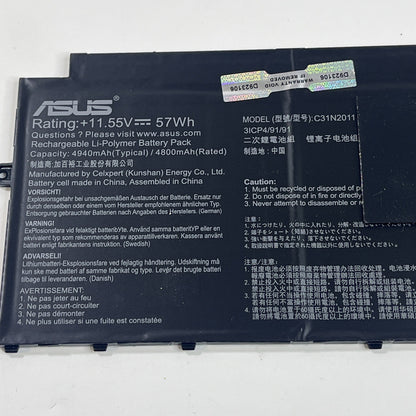 Genuine Asus C31N2011 Laptop Battery forCX5500FE Series. GOOD Health.