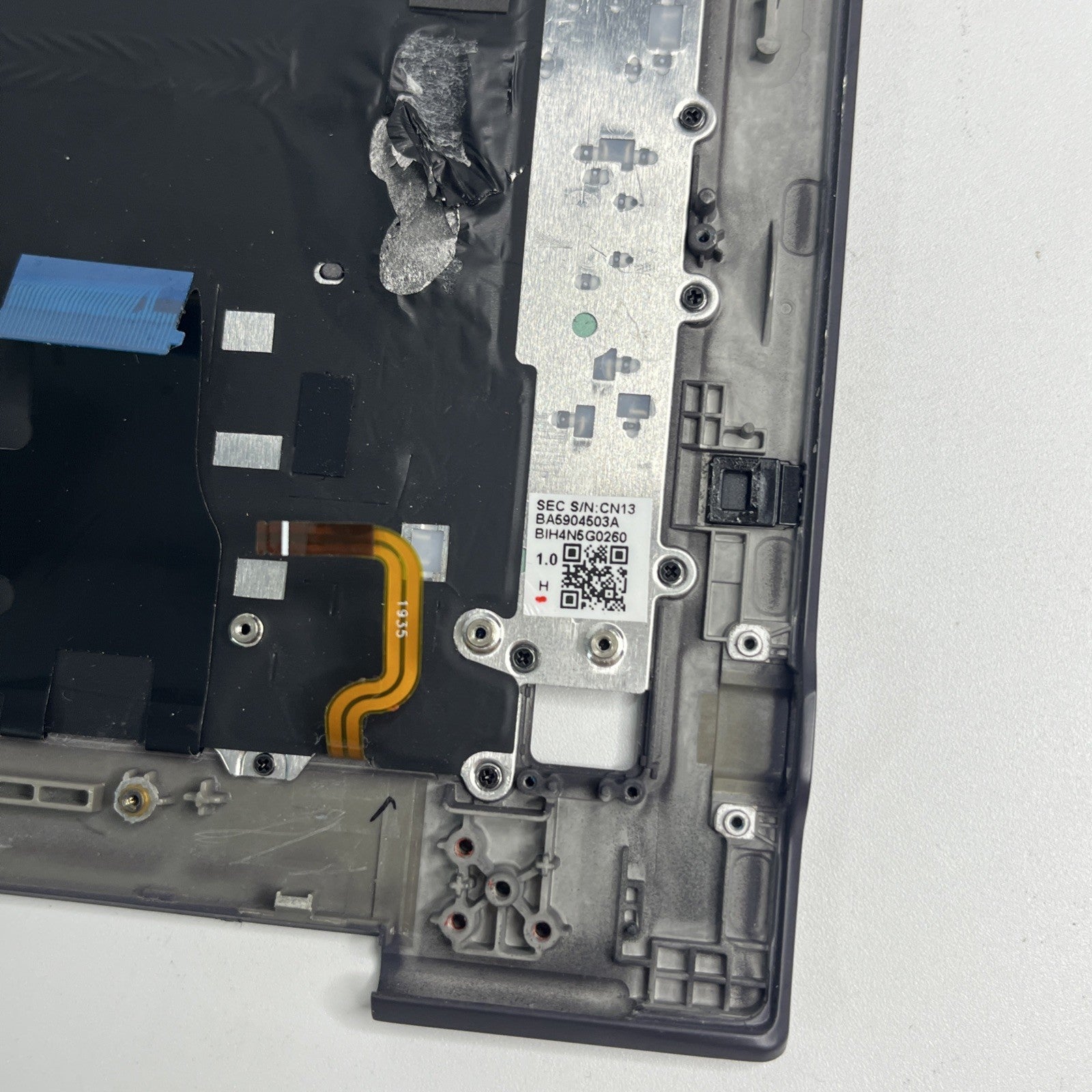 Genuine Palmrest Samsung Galaxy Book S 13 NP767XCM UK Keyboard BACKLIT FAULTY