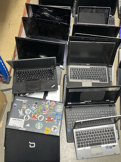 50x Mixed Laptops For Repair/Parts PCs No Ram/hdd Collection Only