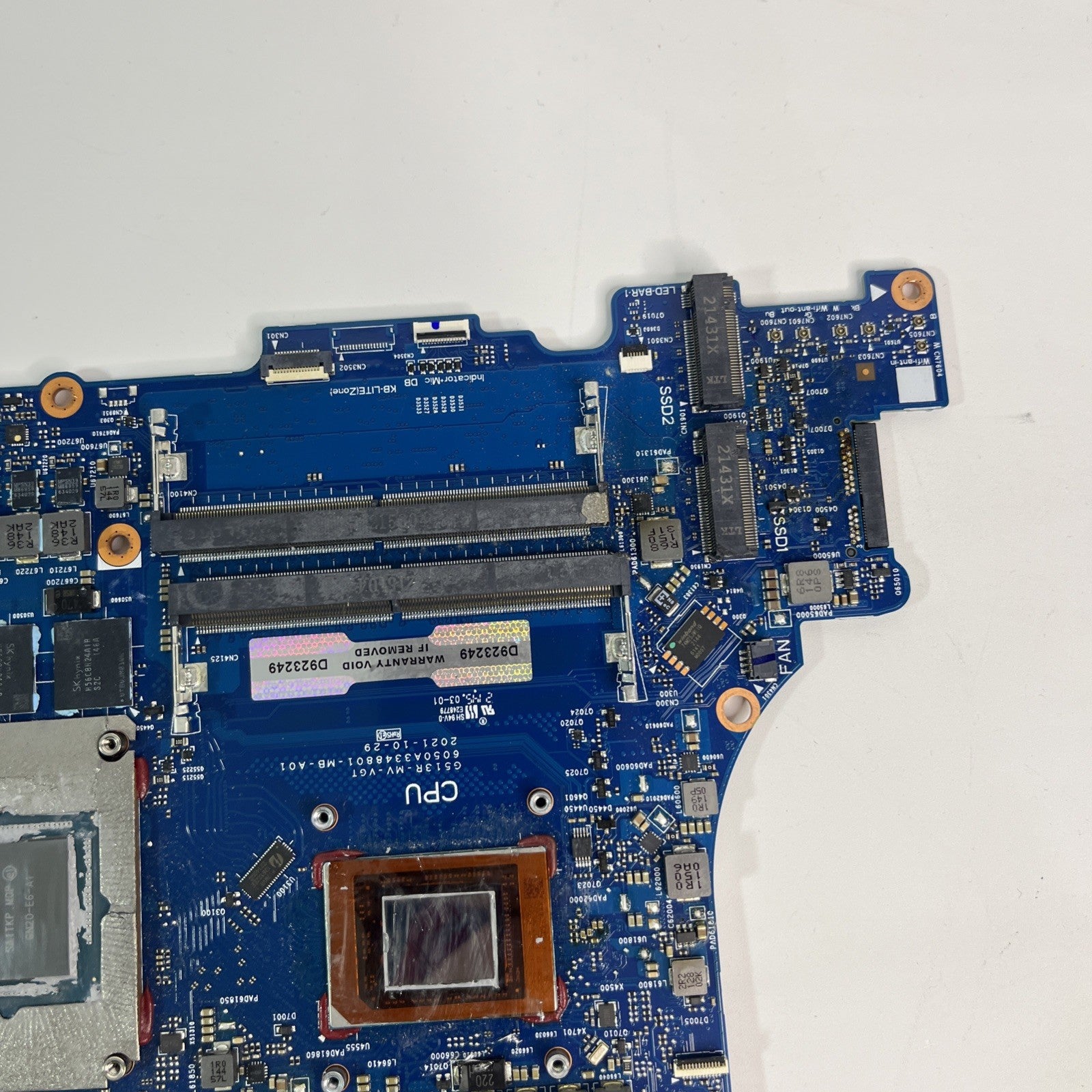 Genuine Asus ROG Strix G15 G513R Motherboard Ryzen 7 6800H Rtx 3070TI.Faulty