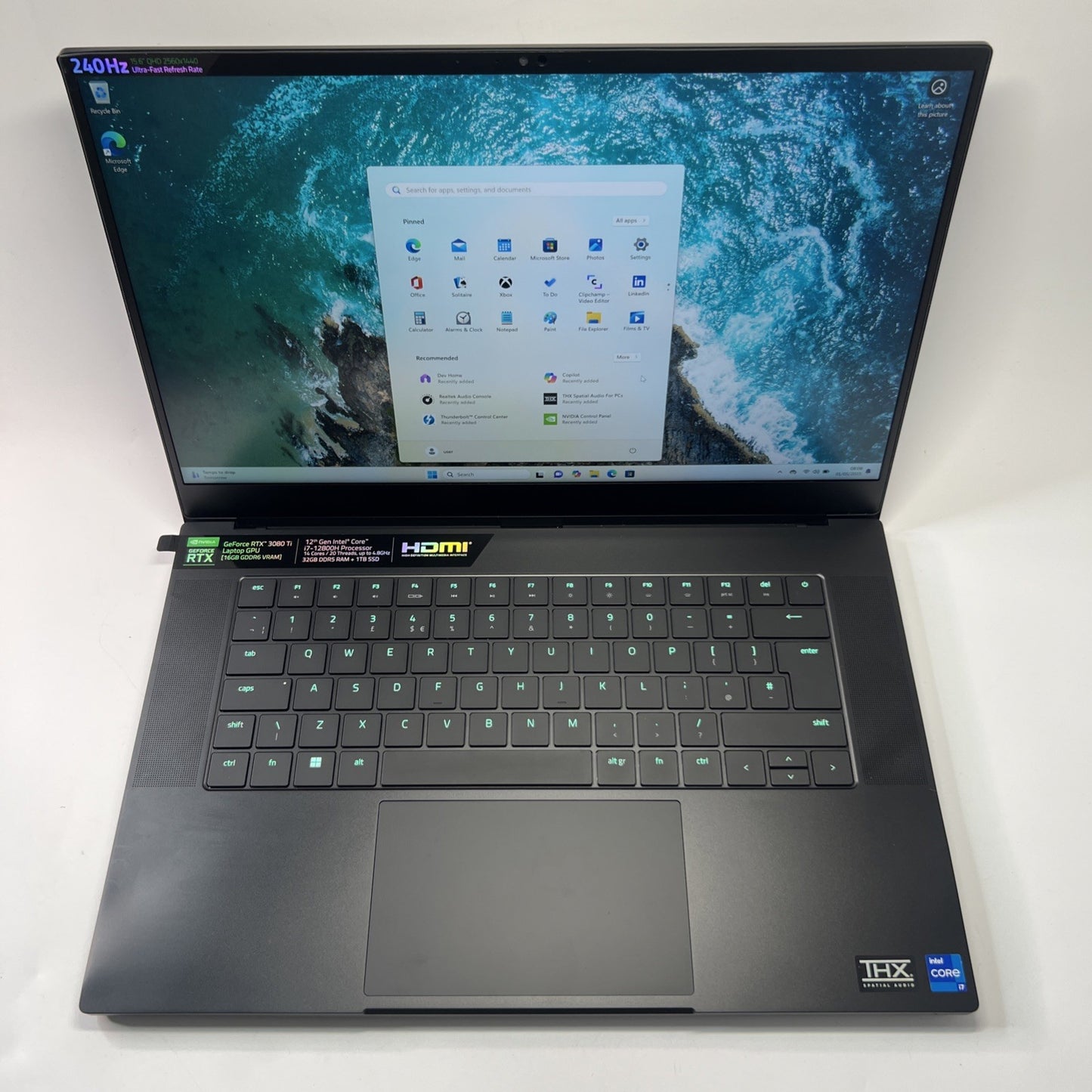 Razer Blade 15 Advanced RZ09-0421 Intel i7-12800H 32GB RAM 1TB SSD RTX 3080Ti