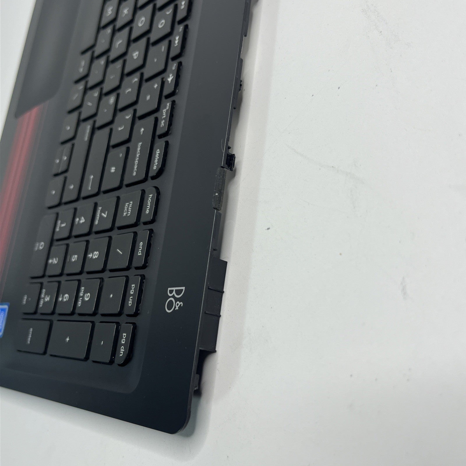 Genuine HP Pavilion 15-BK Series 15-BK060SA Palmrest Touchpad Keyboard Black/Red