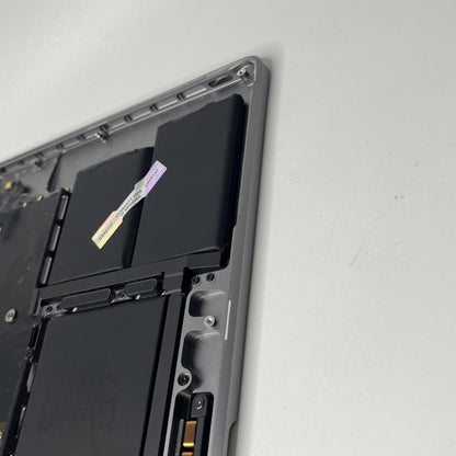 Genuine MacBook Pro16" A2141-2019 Palmrest keyboard Trackpad.  Bit Crack At Side