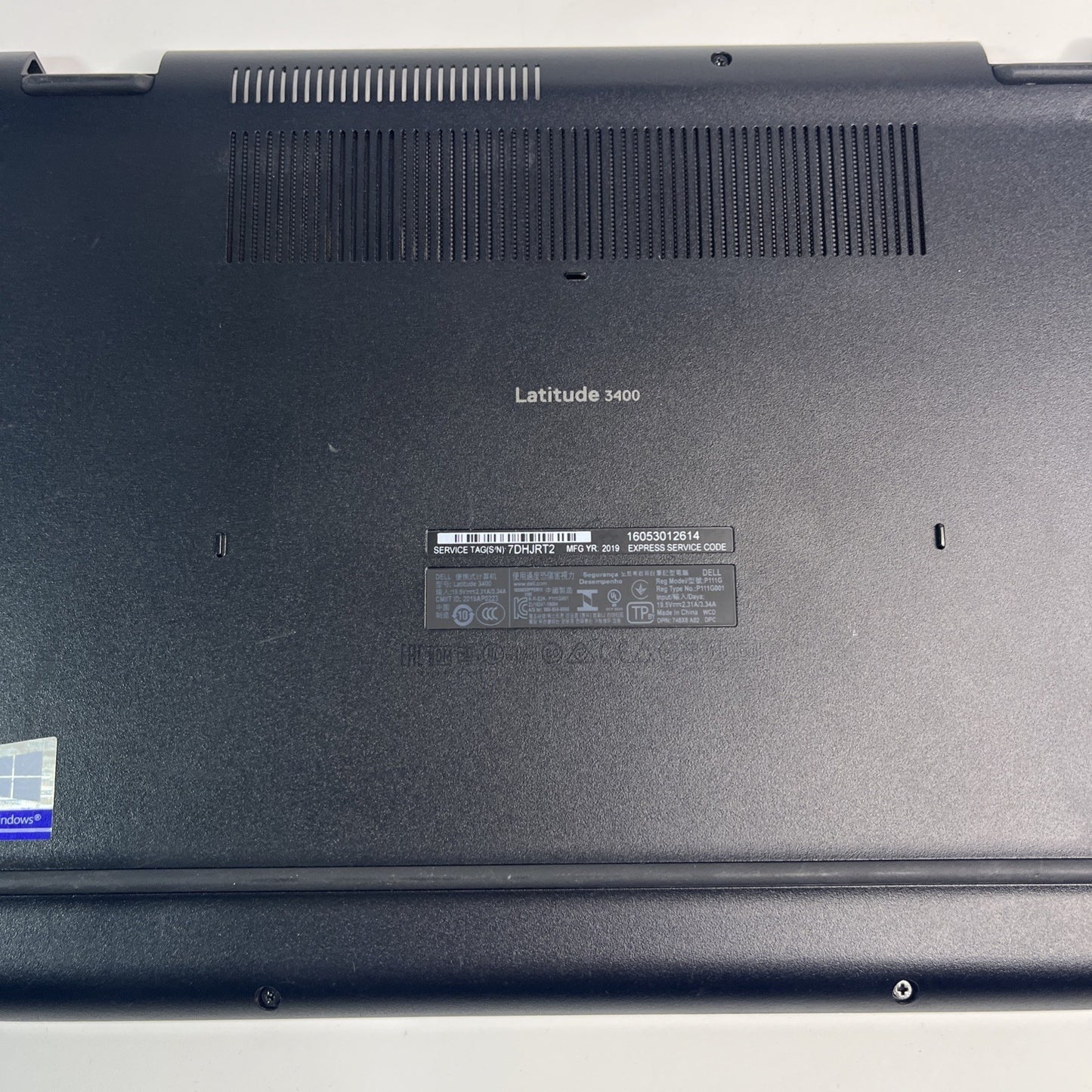 Genuine Black Dell Latitude 3400 Shell Bottom Base Case Cover CN-0HN80Ka-jtn