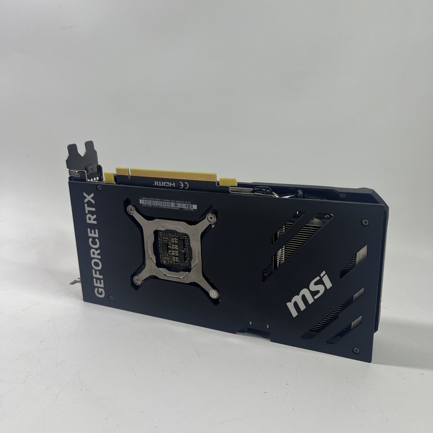 MSI GeForce RTX 4070 Ti Ventus 2X OC 16GB GDDR6X. Power Up No Display