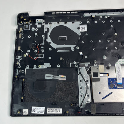 Genuine Black Dell Latitude 3520 Palmrest , Touchpad & Speakers. Bit Cracked