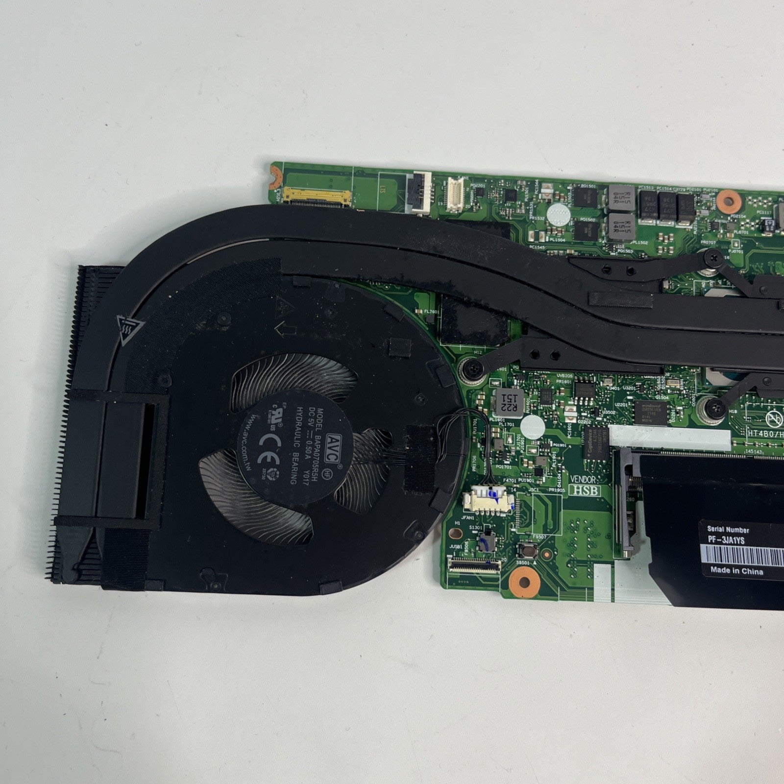 Genuine Lenovo ThinkPad P14s Gen 2 Motherboard, Fan & Heatsink  i7-1185G7. Dead