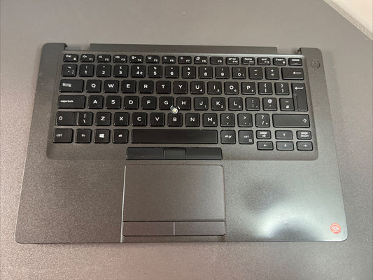 dell 5400 palmrest keyboard touchpad complete assembly