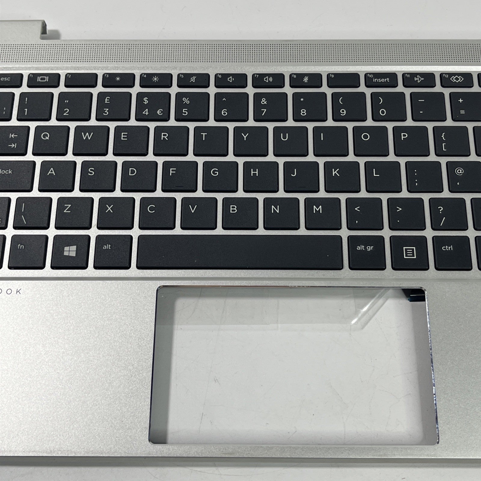 Genuine Silver HP ProBook 440  G8 UK  Keyboard PALMREST & Speakers.