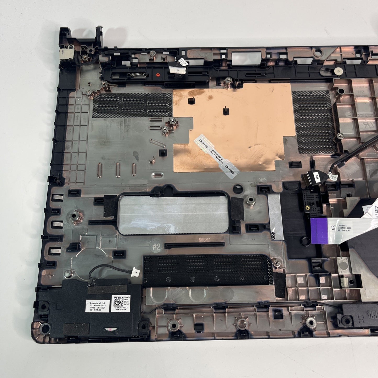 Genuine Dell Latitude 3570 Bottom Base Cover, Usb Board & Speakers CN-0RP3FF