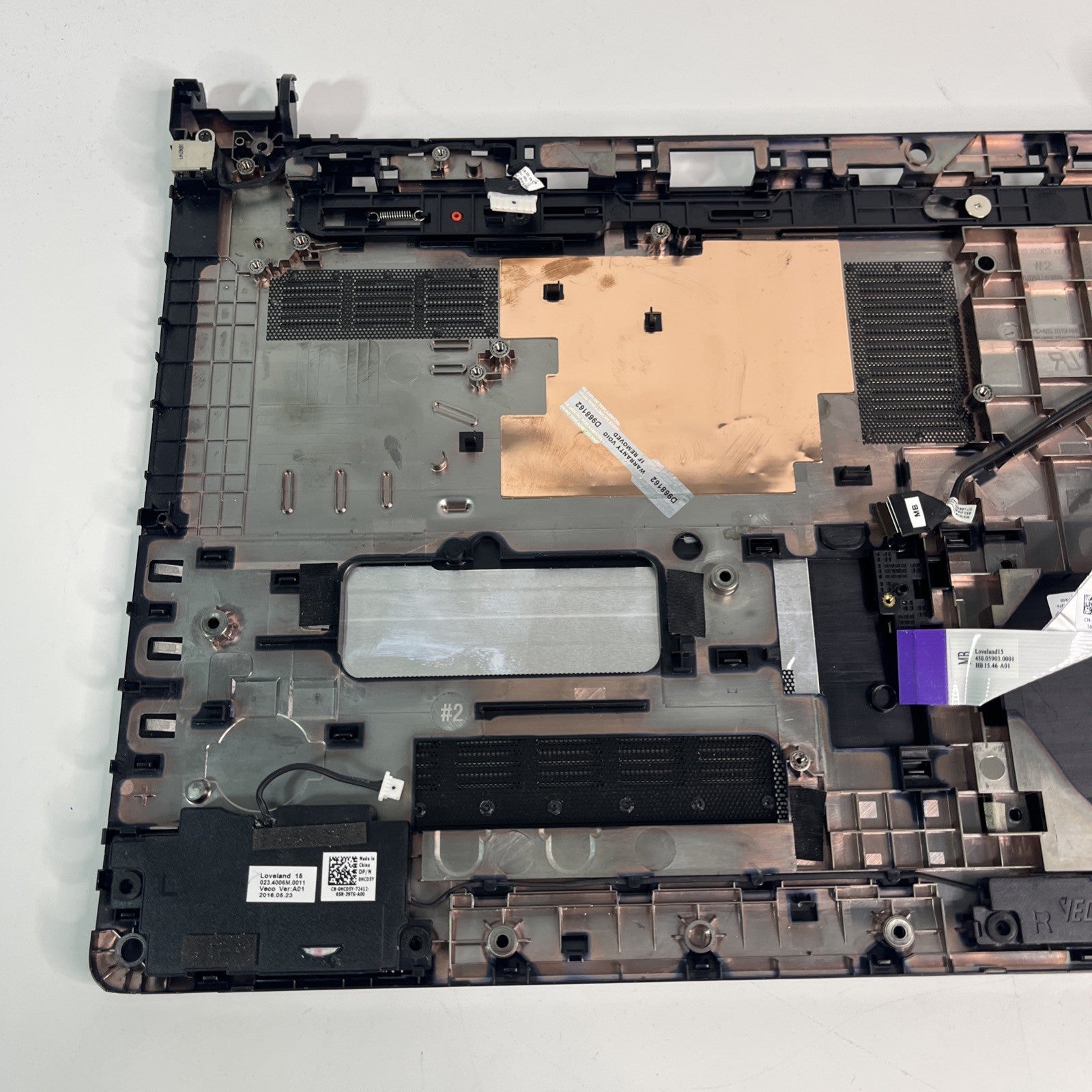 Genuine Dell Latitude 3570 Bottom Base Cover, Usb Board & Speakers CN-0RP3FF