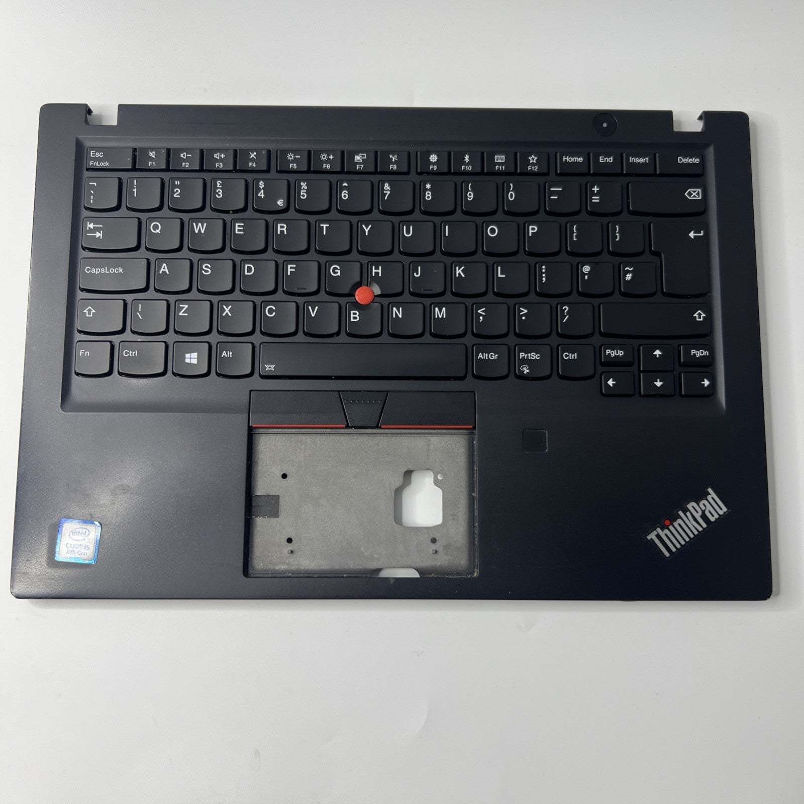 Genuine Lenovo T490s Palmrest Assembly UK Keyboard  Black AM1BR000500 Read Desc
