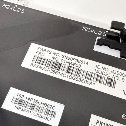 Lenovo Thinkpad Yoga 370 Genuine UK Backlit Keyboard 01HW603 (2 KEYS MISSING)