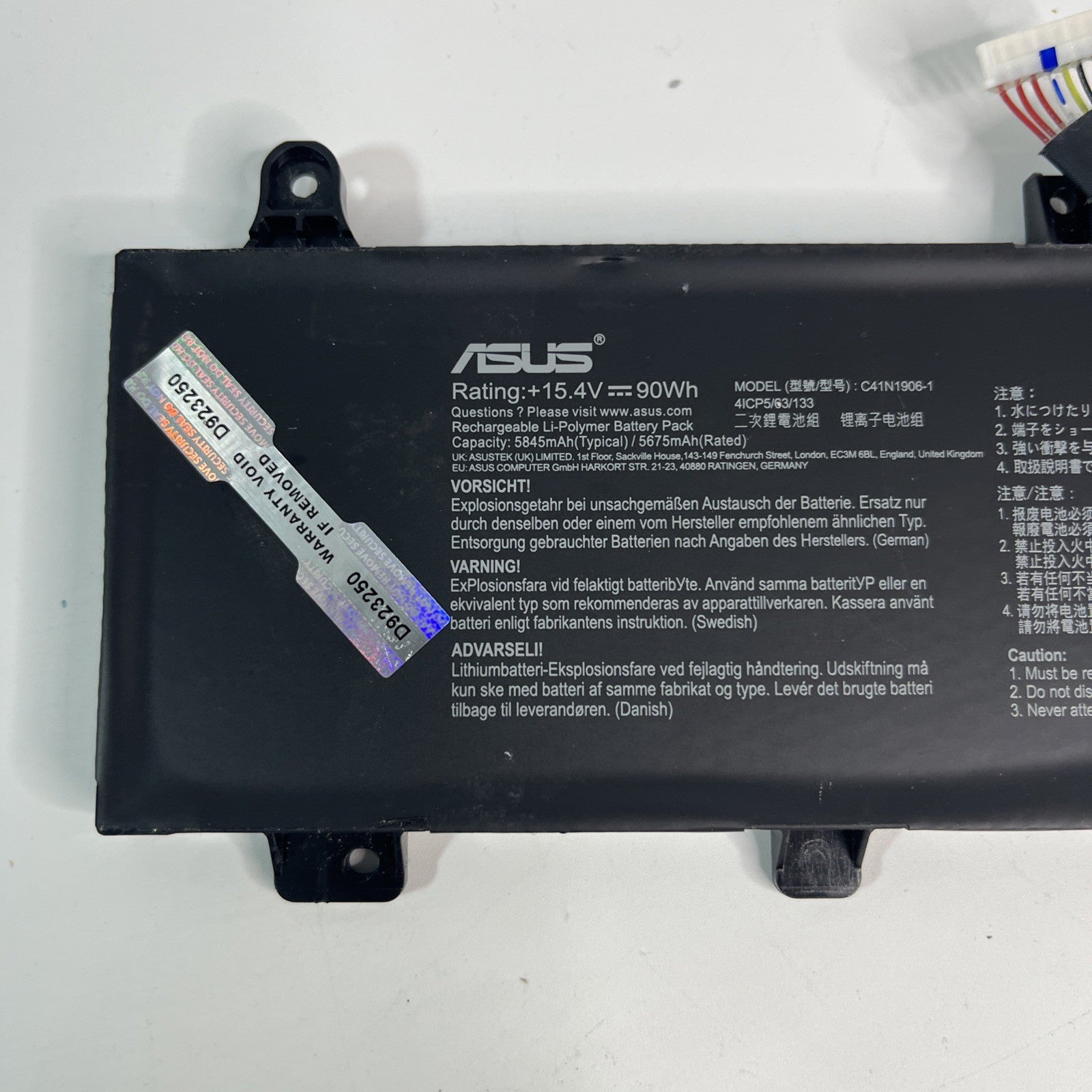 Battery for Asus TUF Gaming A15 FA506IV FA706IU F15 FX506 C41N1906 C41N1906-1 UK