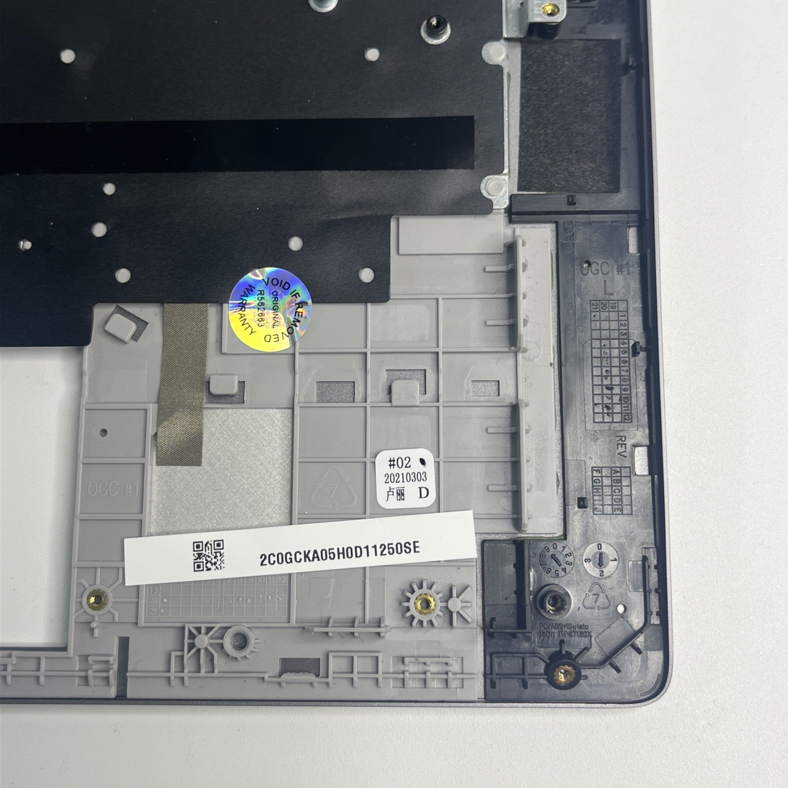 HP Chromebook 14B-NA 14 Cover Pamlrest + keyBoard Sliver KEQ4F0GCTATPIO