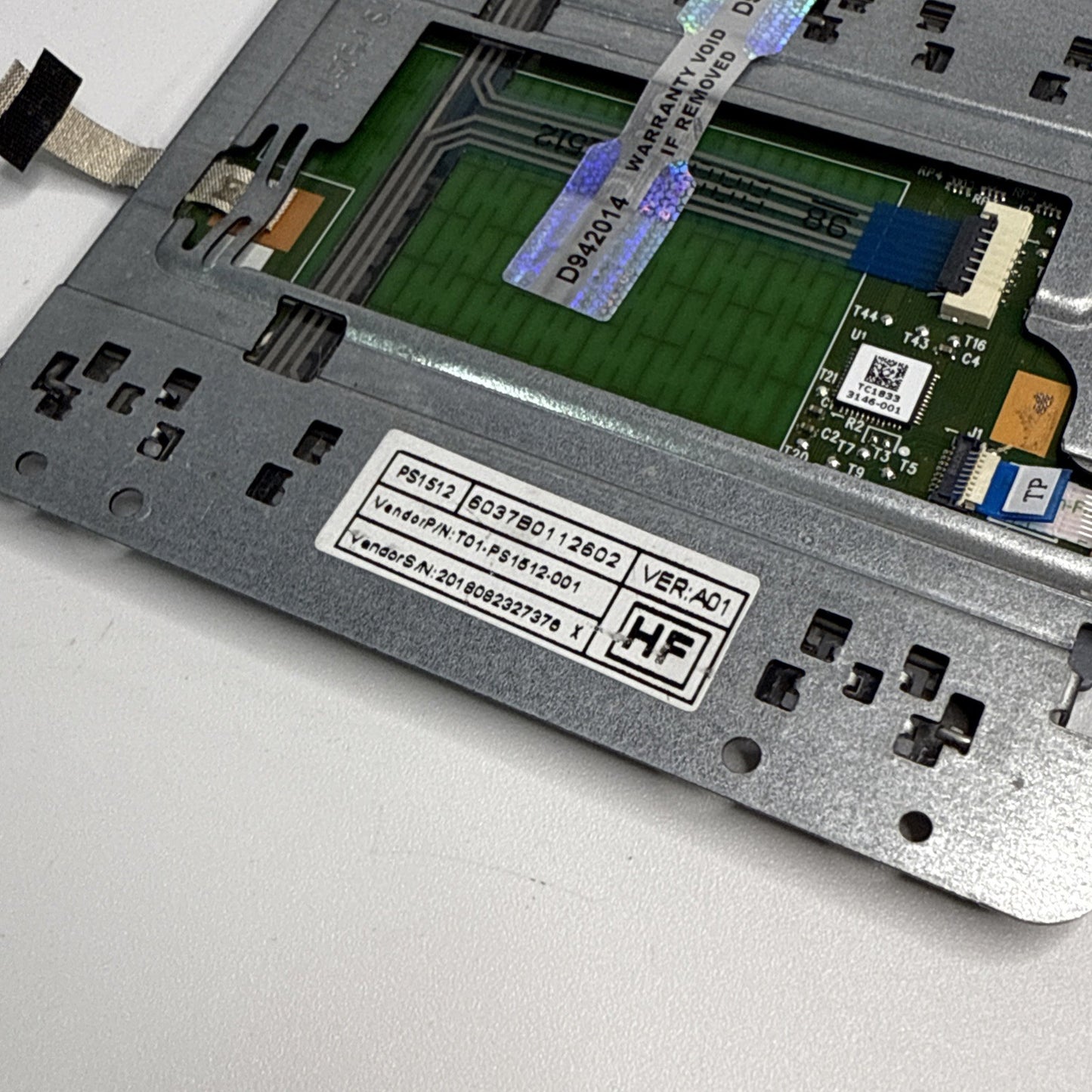 Genuine HP EliteBook 820 G3 Trackpad Touchpad Buttons Flex Cable + Screws