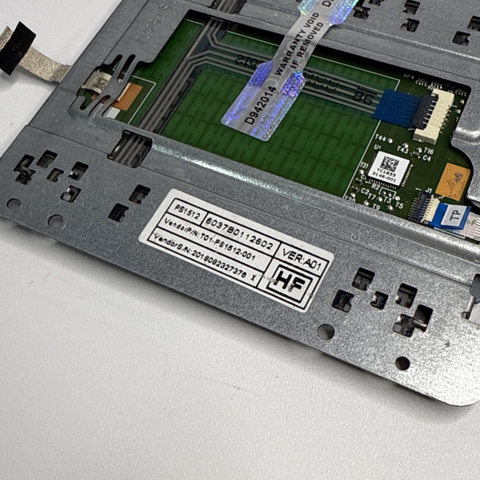 Genuine HP EliteBook 820 G3 Trackpad Touchpad Buttons Flex Cable + Screws