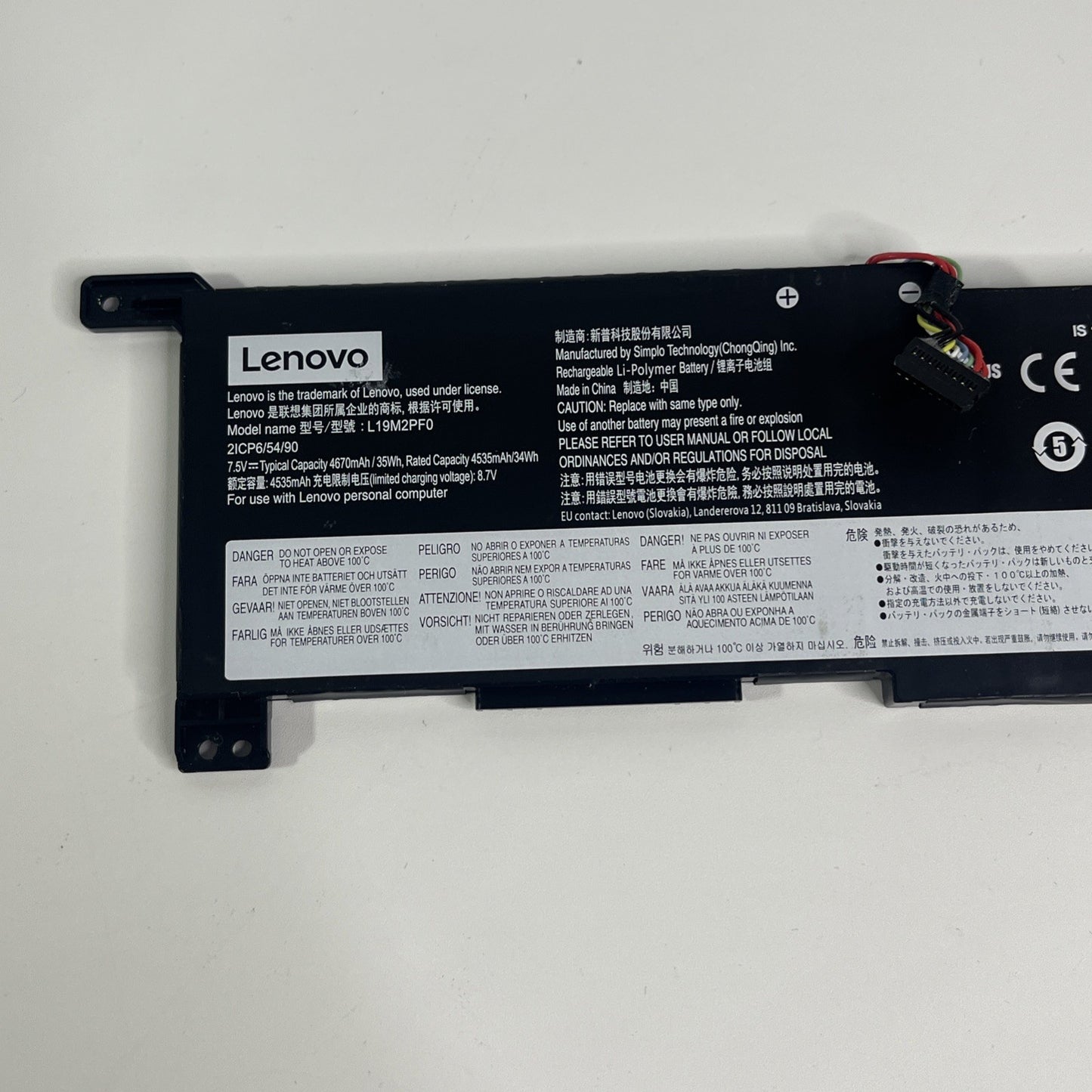 Genuine Lenovo IdeaPad SLIM 1-14AST-05, L19M2PF0, L19C2PF0 Laptop Battery |