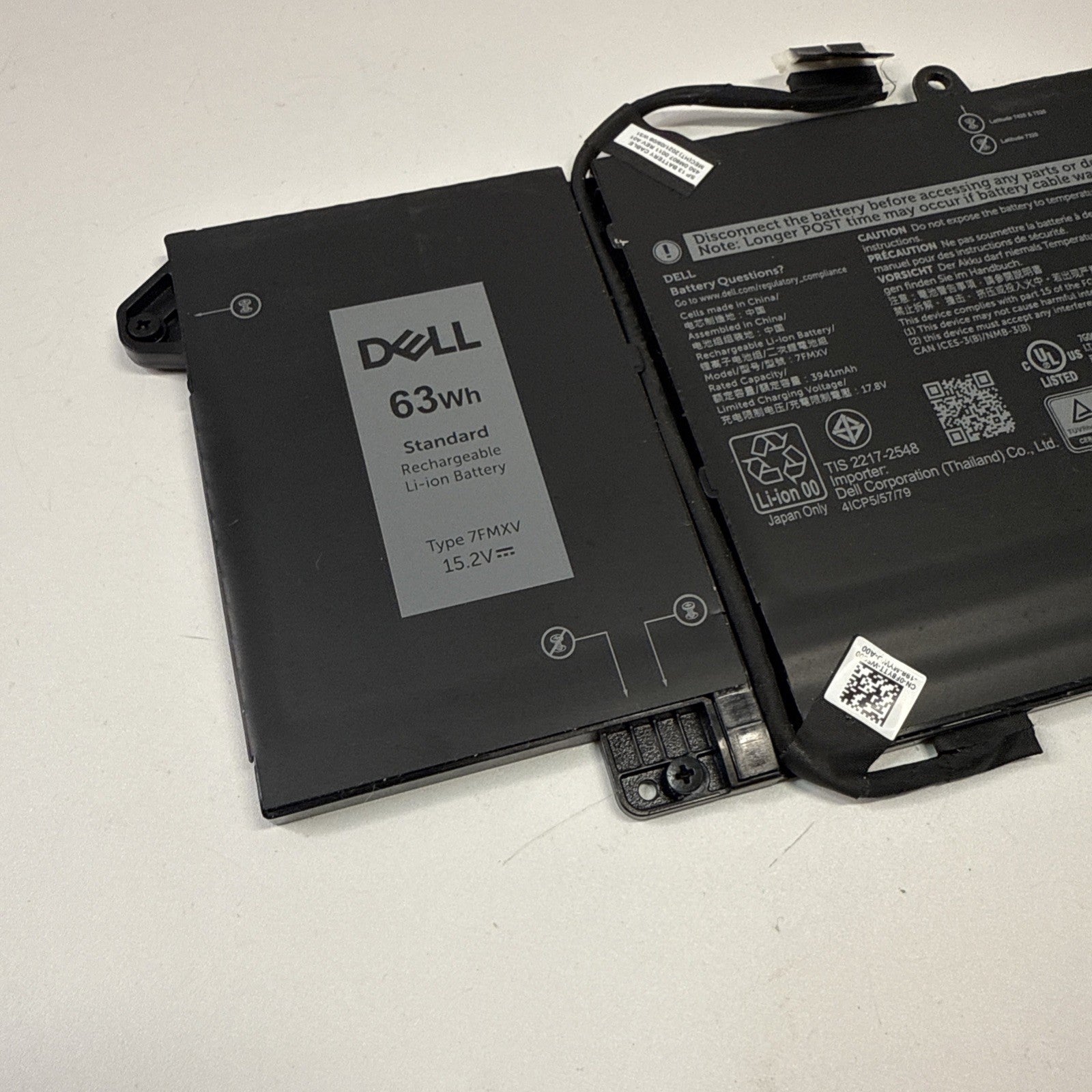 Dell Latitude 5320 Genuine Battery 7FMXV DP/N 0TN2GY (FAIR)