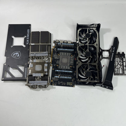MSI GeForce RTX 4090 24 GB Black  3X Gaming X Slim GDDr6X taken Parts .
