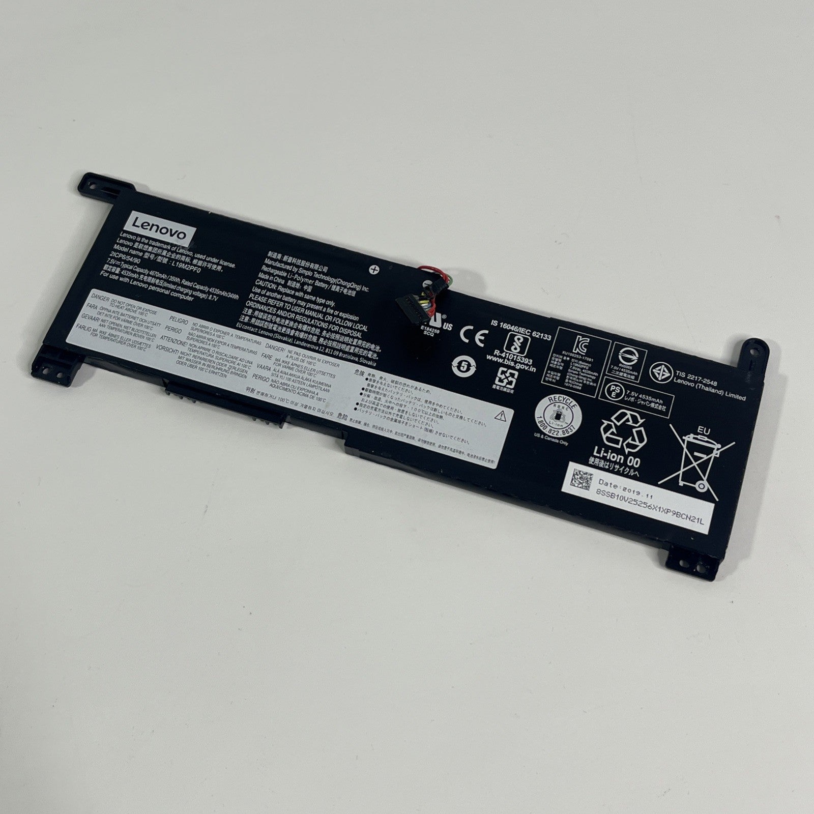 Genuine Lenovo IdeaPad SLIM 1-14AST-05, L19M2PF0, L19C2PF0 Laptop Battery |