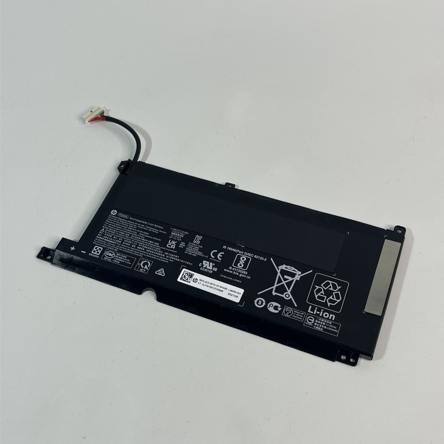 Genuine PG0XL  Hp Pavilion 15-Dk2029na  Battery, Battery Health Good