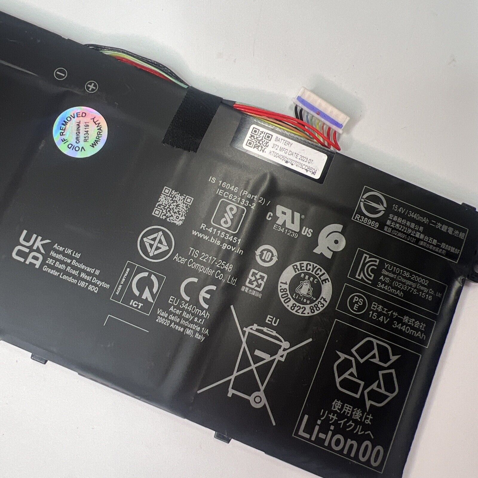 Acer Aspire 5 N22C5 A514-55 Genuine Battery AP19B5L