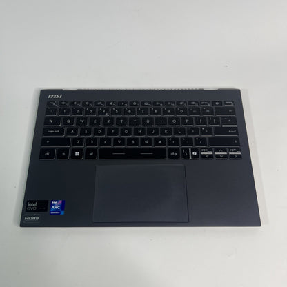 MSI Prestige 13 AI Evo A1MG Palmrest / Top Case Assembly- UK Keyboard – Grade B
