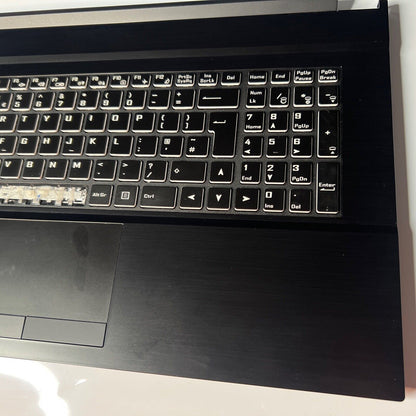 Clevo Notebook NH77DP Complete Palmrest Assembly UK Keyboard touchpad NH772-012