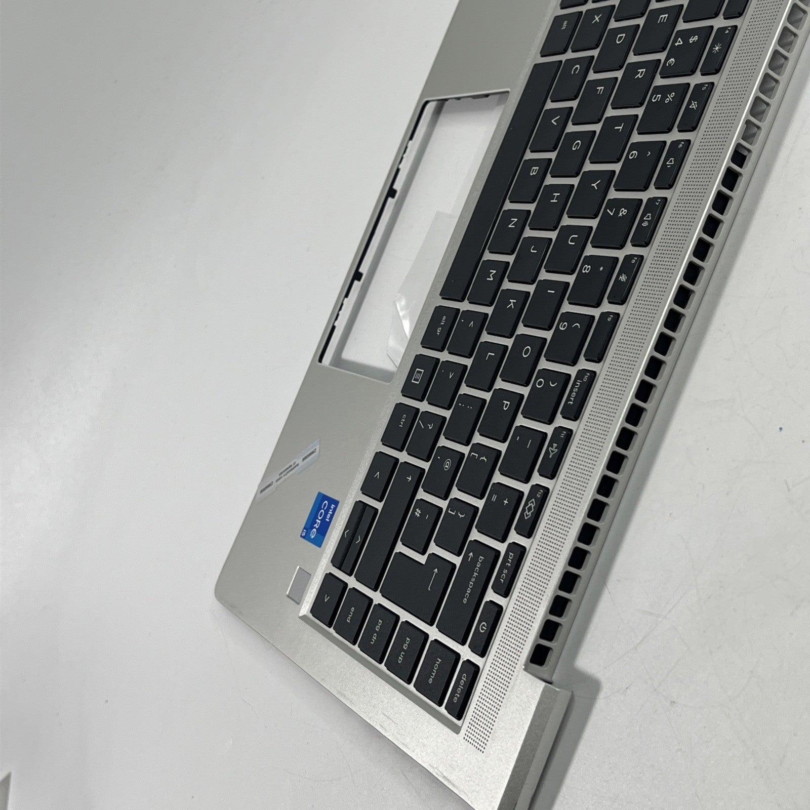 Genuine Silver HP ProBook 440  G8 UK  Keyboard PALMREST & Speakers.