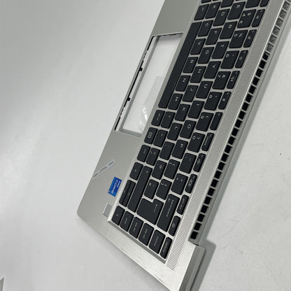 Genuine Silver HP ProBook 440  G8 UK  Keyboard PALMREST & Speakers.
