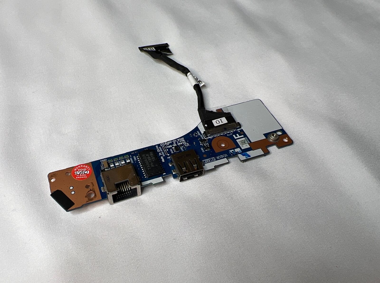 Lenovo ThinkPad E490 USB BOARD I/O BOARD LAN PORT POWER BUTTON BOARD