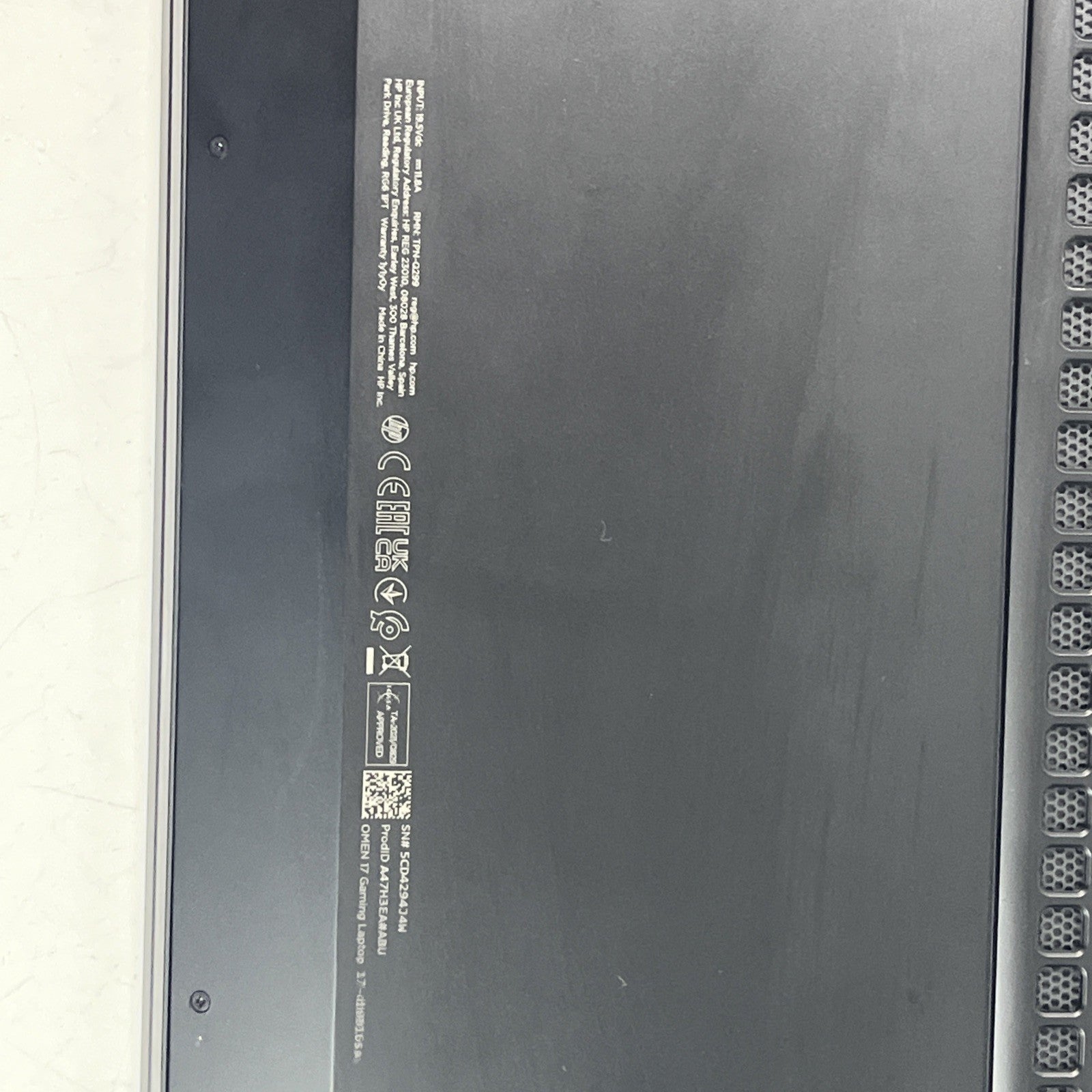 HP Omen 17-db0016sa Gaming Laptop AMD Ryzen 7-8845HS 16 GB RAM 1TB SSD RTX 4050