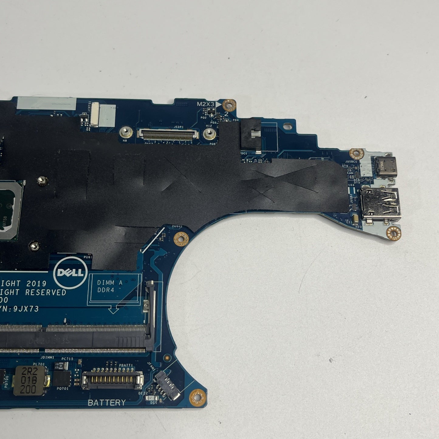 Genuine Dell Latitude 5500 Motherboard i7-8665U 1.90GHz. Mdm Lock