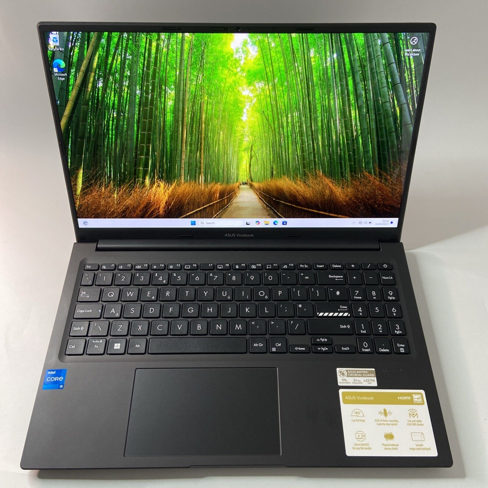 ASUS VivoBook 15 OLED X1505ZA Intel Core i5-1235U  16GB RAM 512GB SSD Grade A